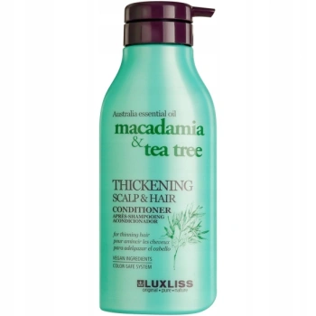 LUXLISS MACADAMIA & TEA TREE ODŻYWKA ZAGĘSZCZAJĄCA DO WŁOSÓW 500ml
